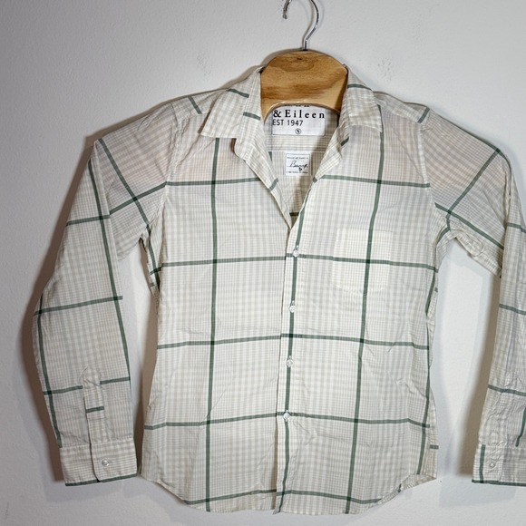 Frank & Eileen Tops - Frank & Eileen Barry Plaid Button Down Long Sleeve Shirt Cotton Women's S Small